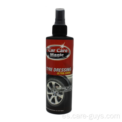 El kit de limpieza de automóviles limpia y protege los neumáticos